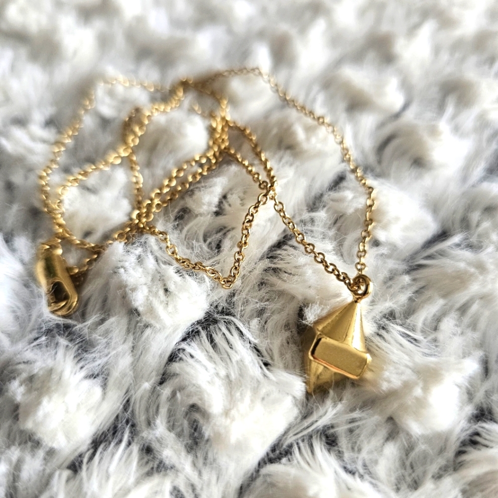 Stella Valle Ambition Gold Pendant Necklace
